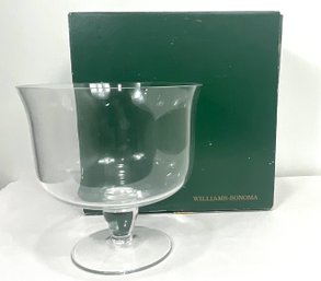 Williams Sonoma Large Glass Trifle Bowl