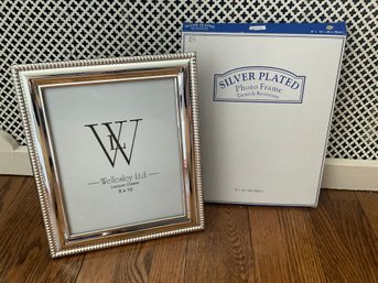 Pair Of Wellesley Ltd. Silver Plated Picture Frames New In Box