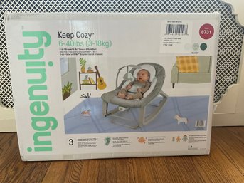 Ingenuity Keep Cozy Grow With Me Bounce And Rock Seat New In Box