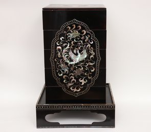 Japanese Wedding Box With Mother Of Pearl Inlay