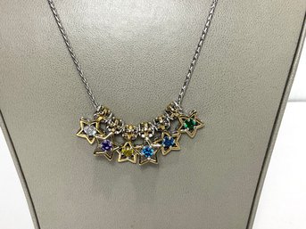 Multi-color Star Necklace