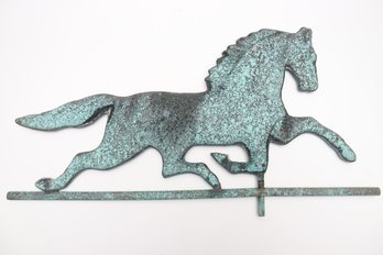 Copper Running Horse Weathervane