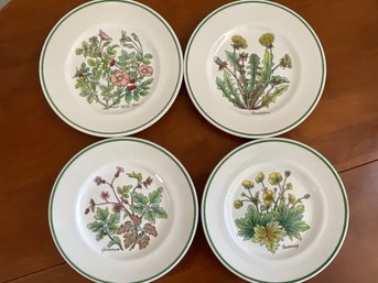 Tiffany & Co. Wild Flowers Lunch Plates Set Of 4