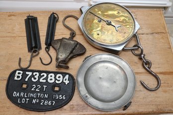 Antique Scale Parts (Sold As Is)