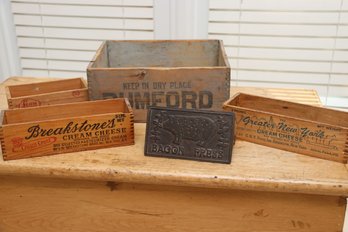 Vintage Wooden Crate Assortment