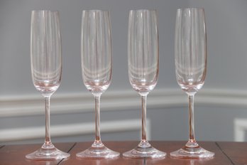 Set Of Four Waterford Crystal Champagne Glasses