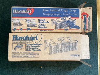 Pair Of Havahart Live Animal Traps