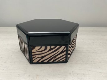 Zebra Print Jewelry Box