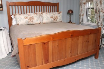 Amish Pine King Bed Frame (Mattress Not Included)