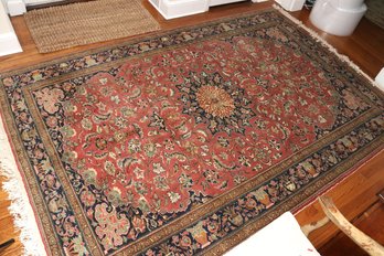 Sarouk Hand Woven Kelle Carpet 6 X 10