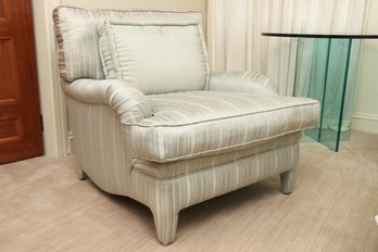 Custom Silk Arm Chair