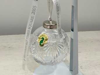 2005 Waterford Crustal Times Square Ball Ornament