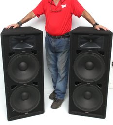 Large JBL Speakers JRX225-a Pair