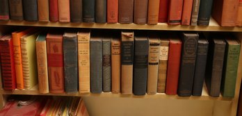 Vintage Books Including Educational Topics (Shelf 4 Of 4)