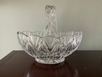 Vintage Crystal Basket