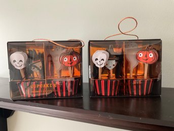 Meri-Meri Halloween Cup Cake Kits 2 New Boxes