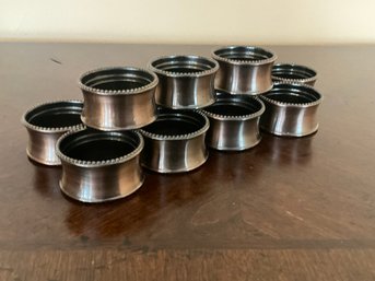 One Dozen Metal Napkin Rings