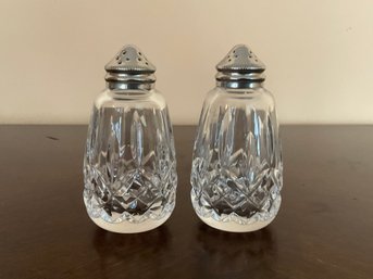 Waterford Salt And Pepper Shakers