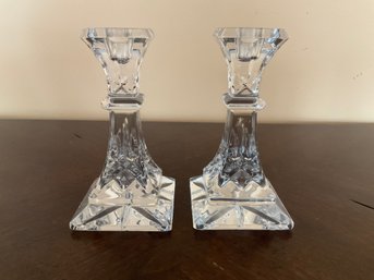 Pair Of Waterford Candlesticks