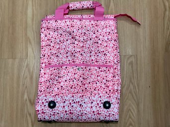 Pink Tote Bag On Wheels Brand New