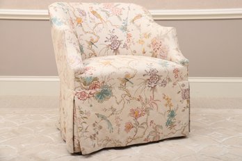 Floral Club Chair