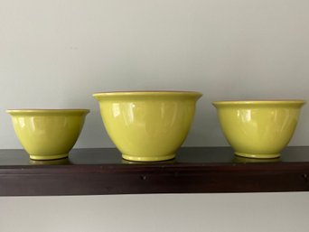 Vintage VSD Stoneware Bowls Set Of Three