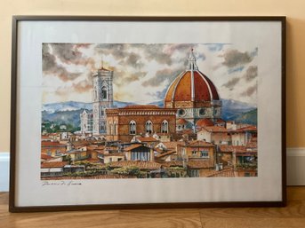 Venice Italy Framed Art Signed By Artist