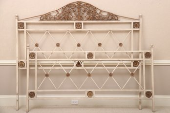 French Wrought King Wrought Iron Bed