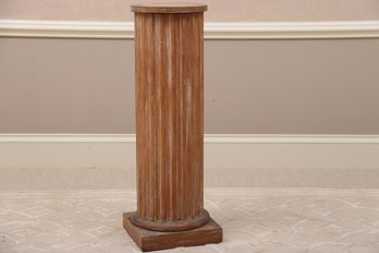 Italian Fluted Wood Pillar Column