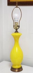 Opaline Yellow Table Lamp