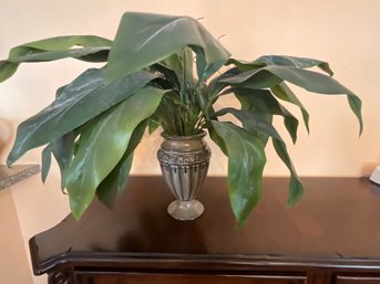 Artificial Plant In Ceramic Vase