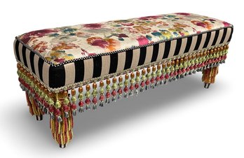 MacKenzie-Childs Technicolor Bench