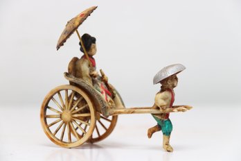Celluloid Rickshaw Figurine