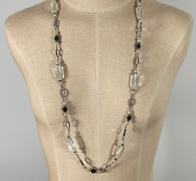 Clear Beaded Necklace