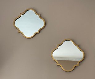 Gold Frame Wall Mirrors Set Of Four