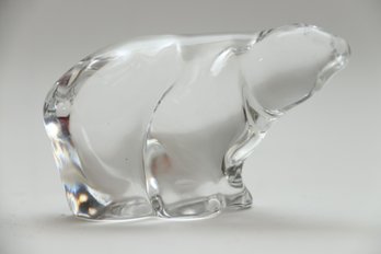 Hadeland Glass Polar Bear Paperweight