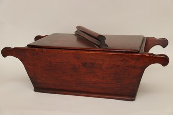 Vintage Farmhouse Wooden Storage Box
