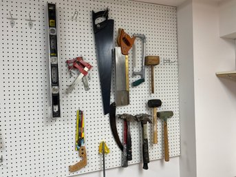 Wall Of Tools Including Hammers