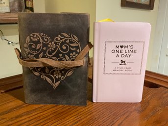 Moms One Line A Day Memory Book And Suede Journal Both New