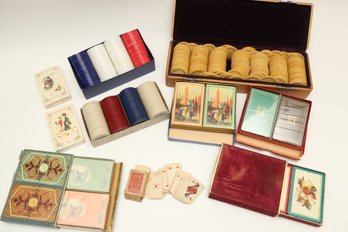 Vintage Cards And Chips