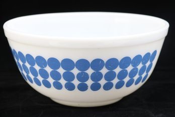 Vintage Pyrex Blue Dot Mixing Bowl