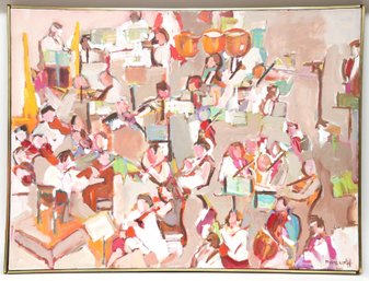 Mara Wolff Orchestra Canvas Painting