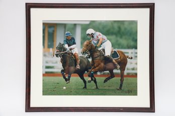 Horse Polo Framed Photograph 1 Of 3