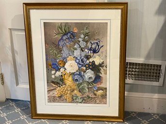 Joseph Nigg Still Life Bouquet Of Flowers Framed Print