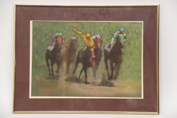 Horse Polo Framed Print