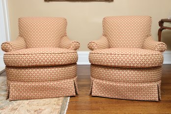 Edward Ferrell Upholstered Arm Chairs