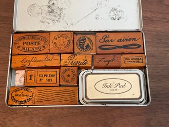 Ink Stamps In Case