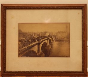 J. E. Spencer (19th Century). Traffic On London Bridge