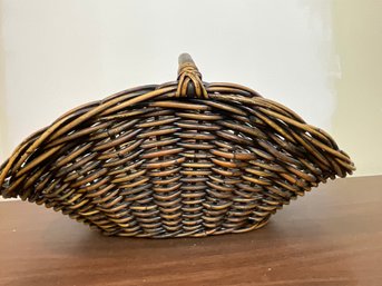Large Open Basket With Handle