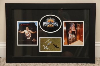 Wrestlemania Collage Framed